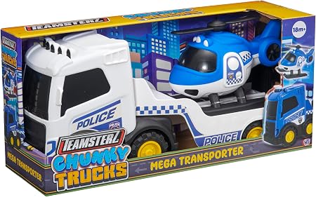Teamsterz Chunky Trucks Police Mega Transporter  -1425053