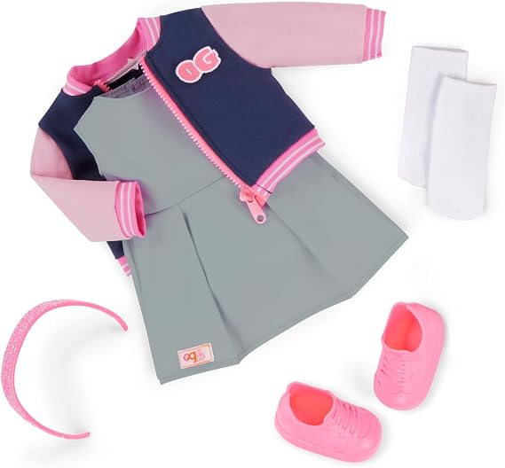 OG Doll w/ School Outfit & Bomber Jacket -BD31741Z