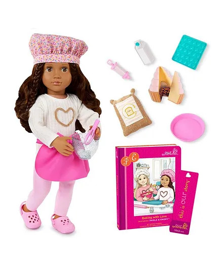 OG Deluxe Baking Doll W/ Book Paola-BD31731AZ