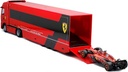 1:43 Iveco S Way cab w/Trailer and 1 Ferrari -Bburago 18-36867