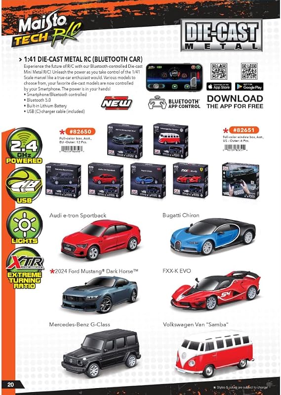 Maisto 1:41 MINI METAL BUGATTI CHIRON-82650
