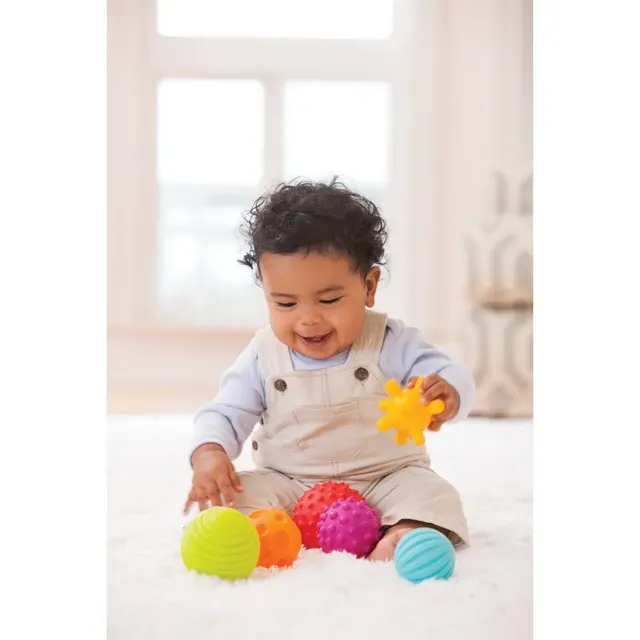 Infantino - Textured Muliti-Ball Set Toys For Baby (Classic) - 6 Pcs (3).webp
