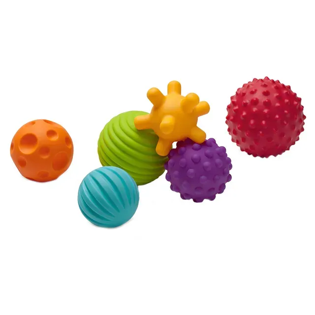 Infantino - Textured Muliti-Ball Set Toys For Baby (Classic) - 6 Pcs (1).webp