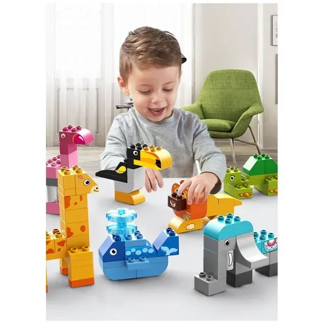 Feelo - Forest Animals Building Blocks Set - 102 Pcs.webp