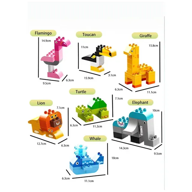 Feelo - Forest Animals Building Blocks Set - 102 Pcs (1).webp