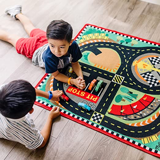 Around The Race Track Rug - Melissa & Doug19401