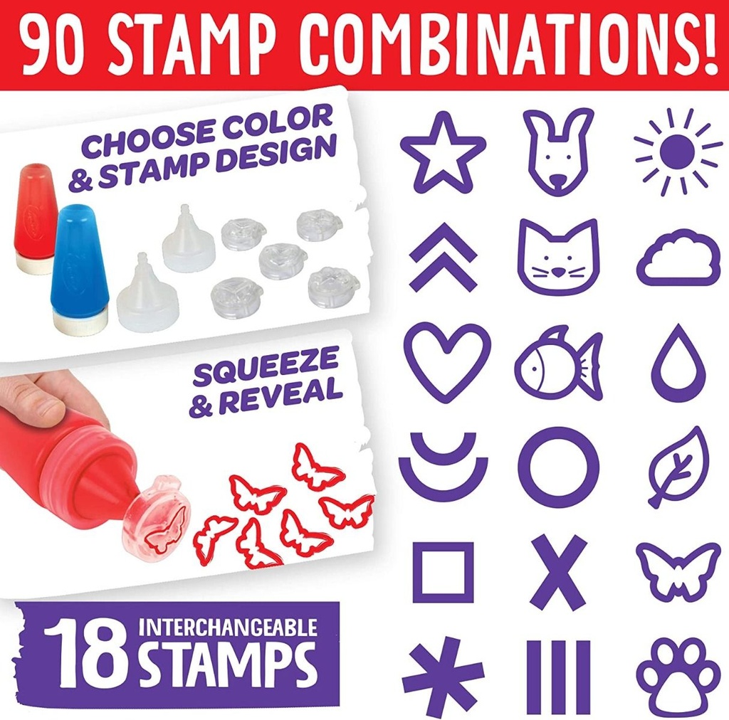 WASHABLE PAINT STAMPERS -Crayola 54-1077