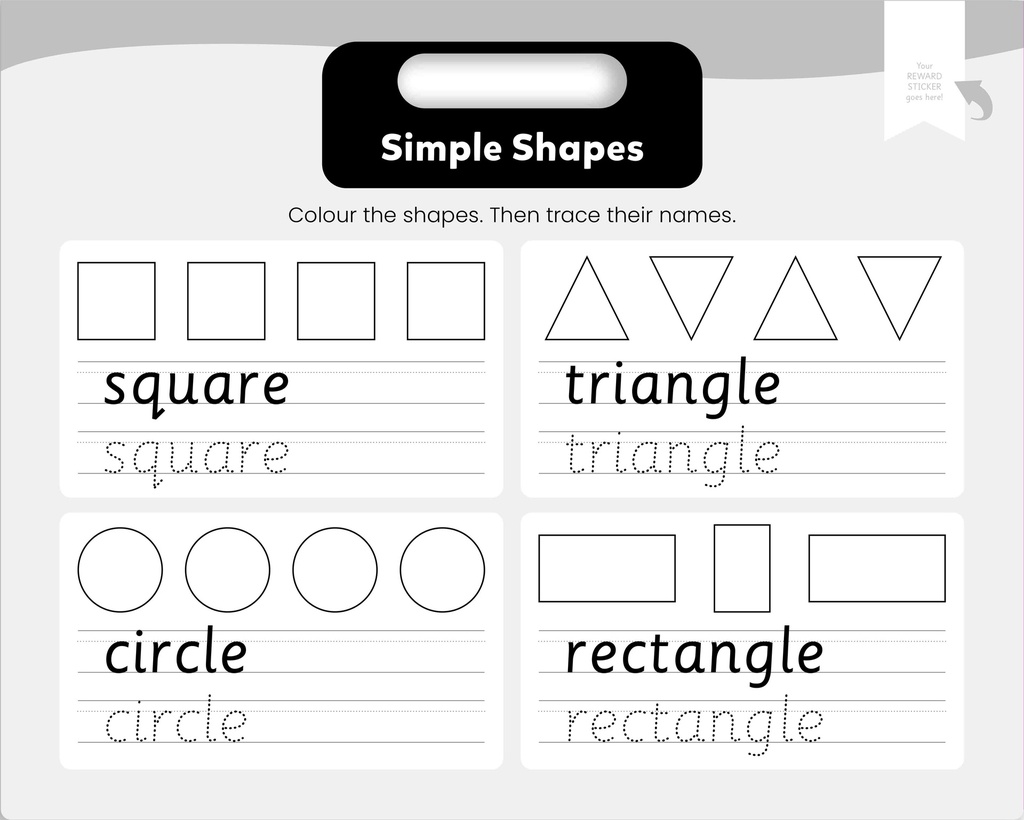 944192 Junior Explorers: My Big Shapes and Colours Pad - 944192