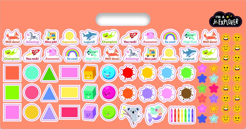 944192 Junior Explorers: My Big Shapes and Colours Pad - 944192