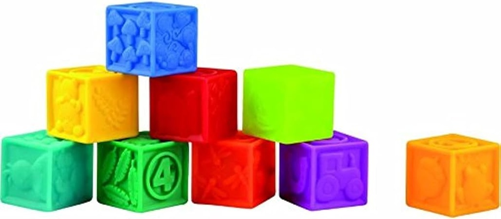Little Hero - Soft Blocks - 9Pcs - multi color - 3042