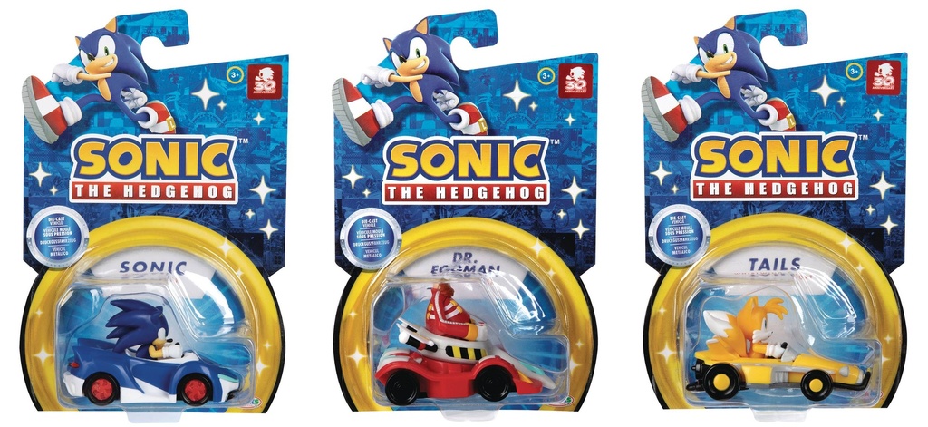 Sonic Die-Cast Vhcls 1:64 Wave #5 Asst.3-41903