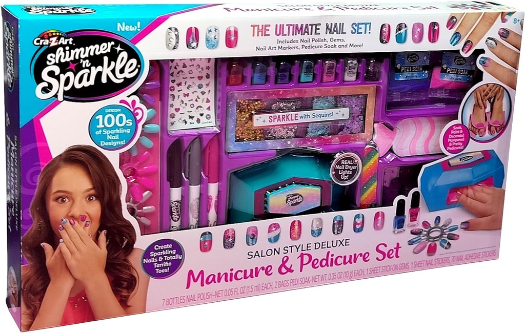 Salon Style Deluxe Manicure &-Shimmer N Sparkle 65590