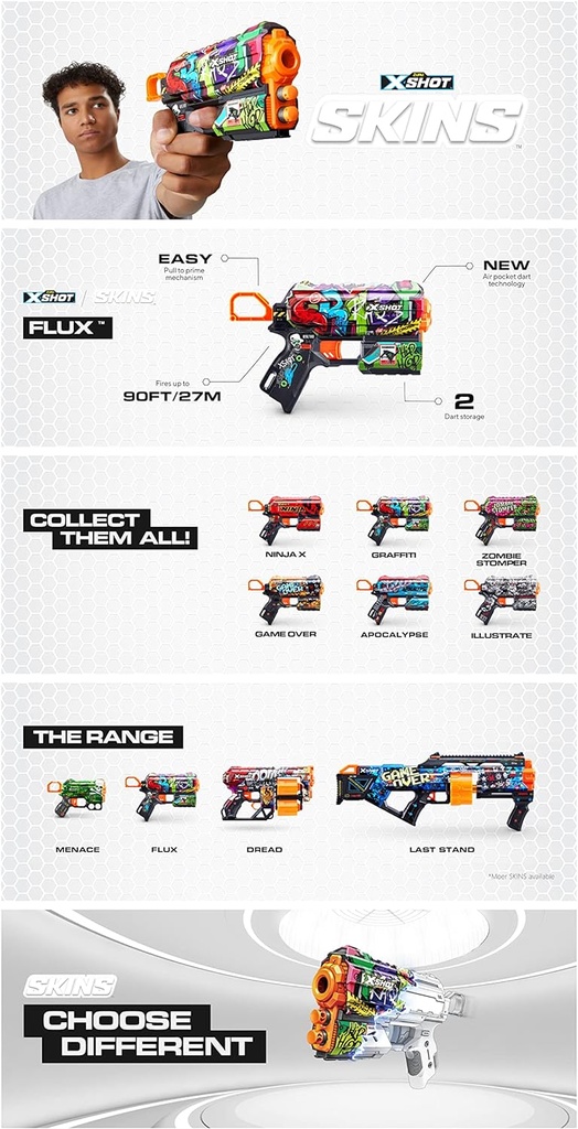 X-Shot Skins Flux-Zuru 36516