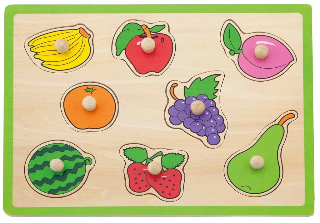 Flat Puzzle Fruits - Viga 50020