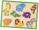 Flat Puzzle Animals - Viga 50019