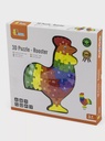 3D PUZZLE ROOSTER - 55244