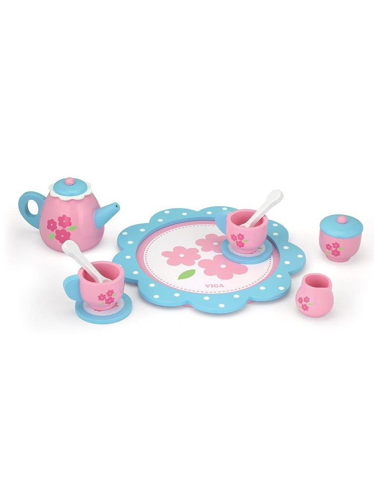 [6971608445439] طقم شاي خشبي - فيجا 44543