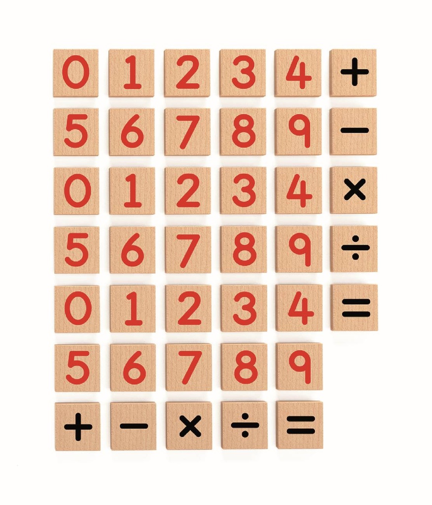 [50591] Magnetic Number Set 40Pcs - Viga 50591