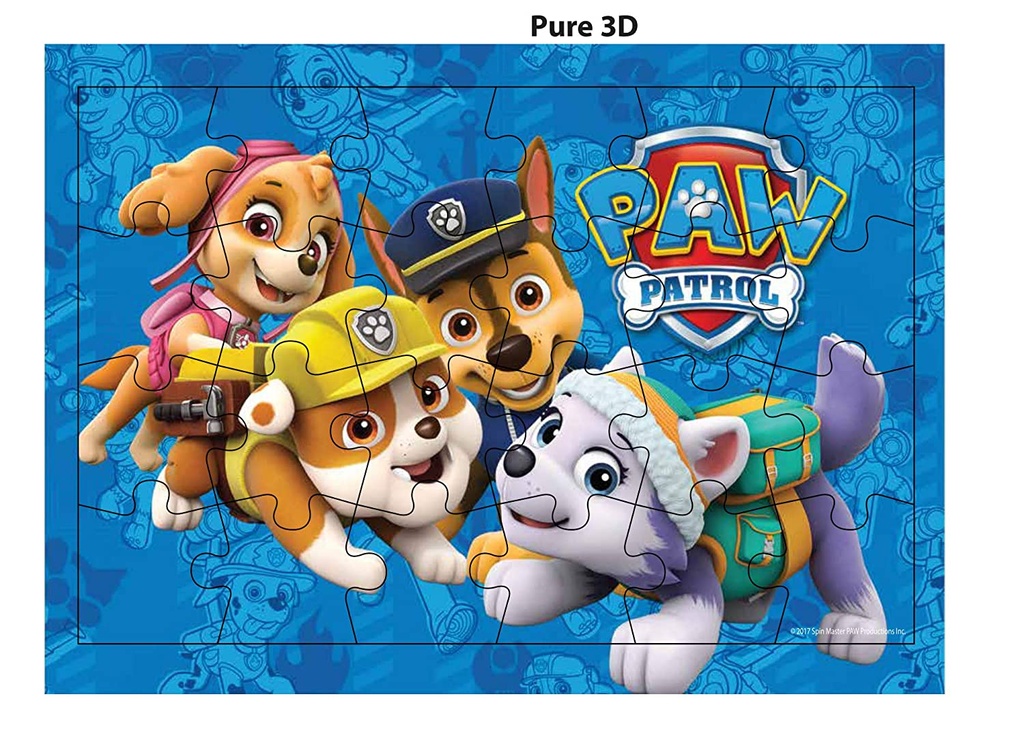 Lenticular Tower Box Puzzle 48Pcs - PAW Patrol 6033111