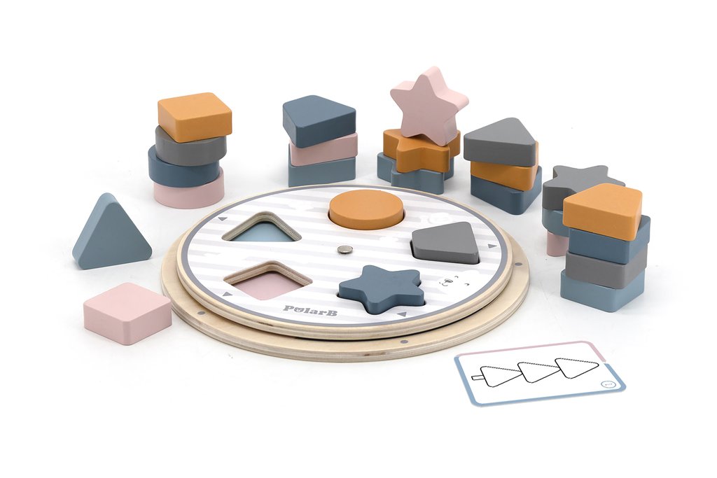 لعبة تطابق الاشكال و الألوان - بولار بي 44050