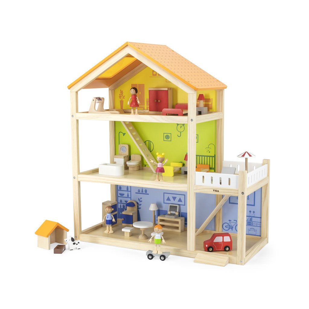 3 Storey Wooden House - Viga 44569