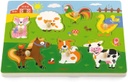 Sound Puzzle Farm Animals - Viga 51273