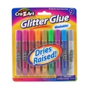 Washable Glitter Glue 9Pcs - Cra-Z-Art 11300