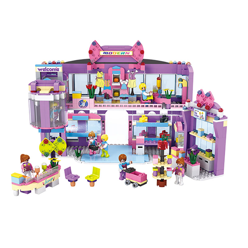 Shopping Center Block Set 810Pcs -COGO 4511