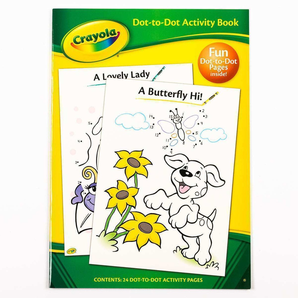 [9780857269652] Dot to Dot Book - Crayola 9780857269652