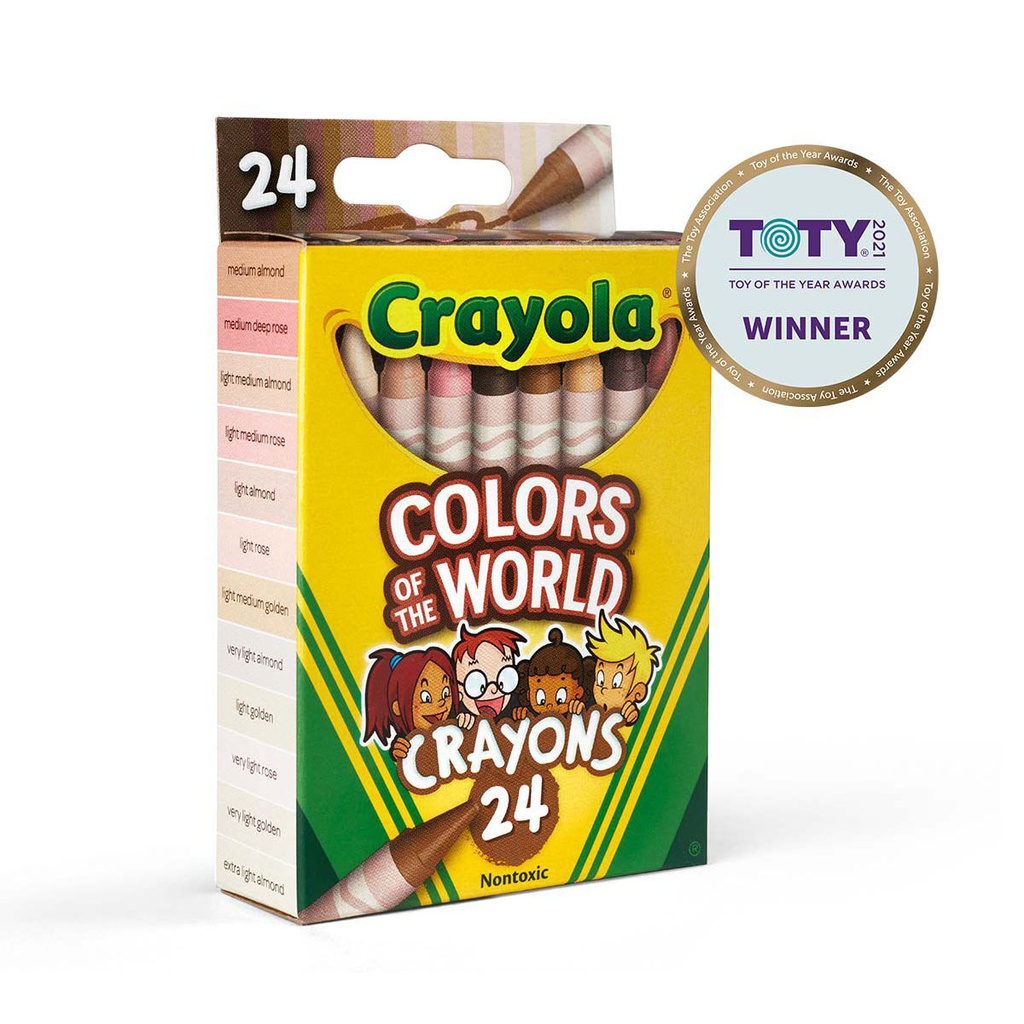 [52-0108] Skin Tone Crayons 24pcs - Crayola 52-0108