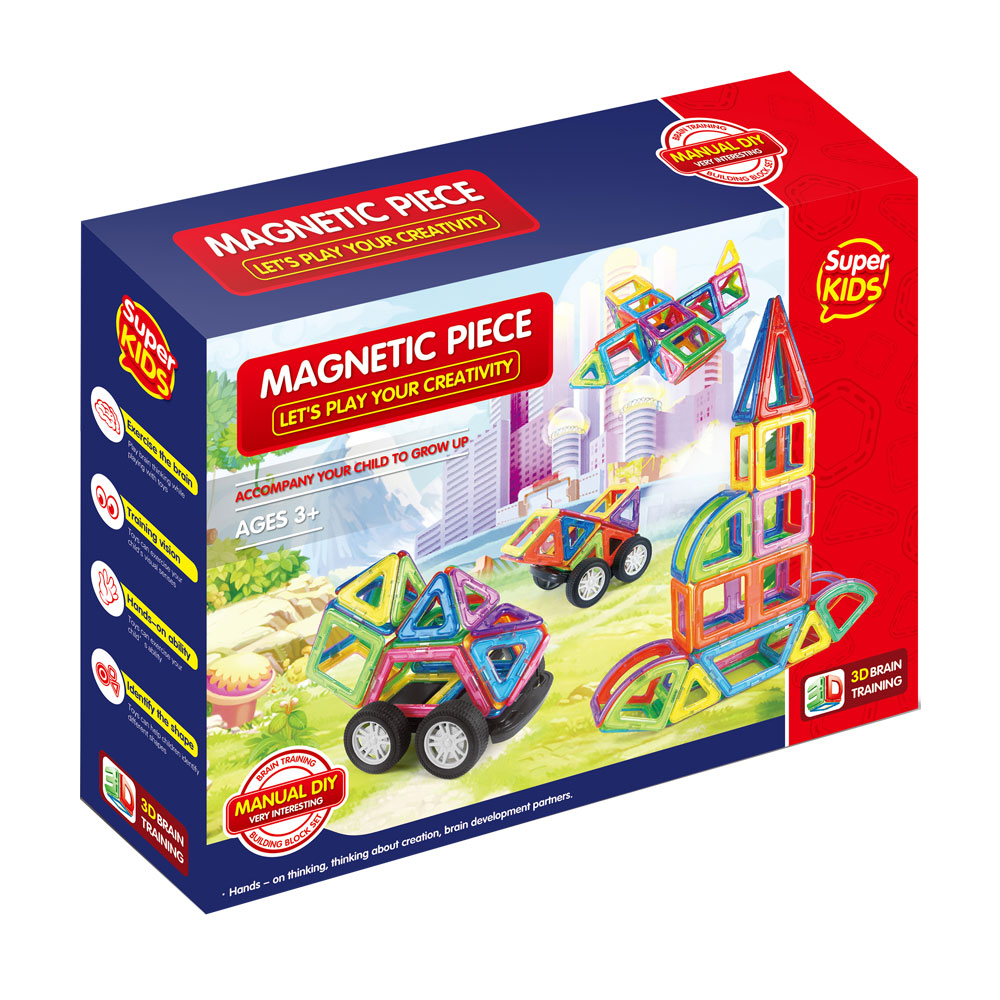 [2266-14] Fluorescent Magnetic Tiles 83Pcs - 2266-14