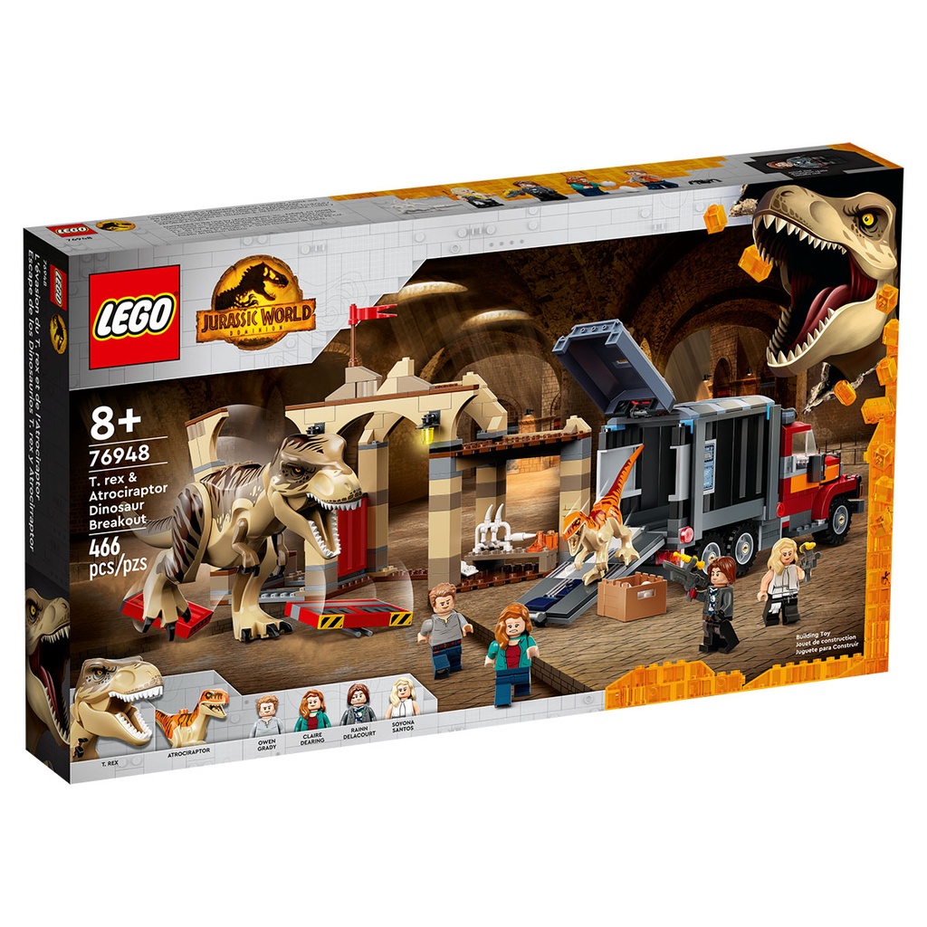 [6332800] T. ريكس وأتروسيرابتور ديناصور اندلاع - LEGO 6332800