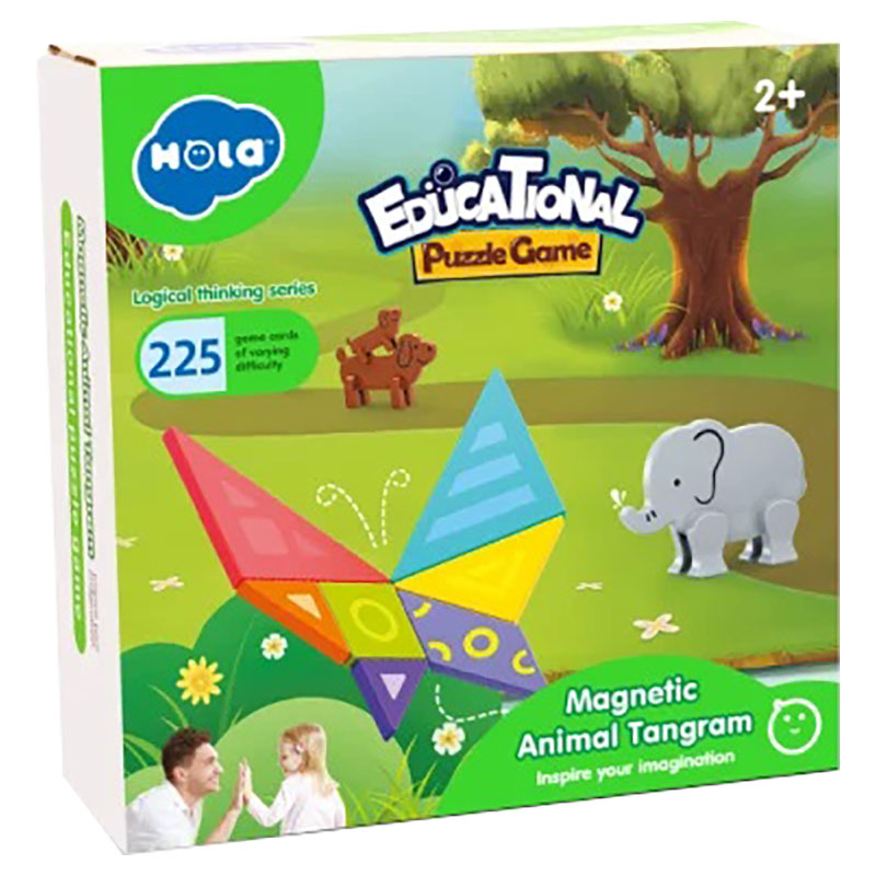 [E7982] Magnetic Animal Tangram - Hola - E7982