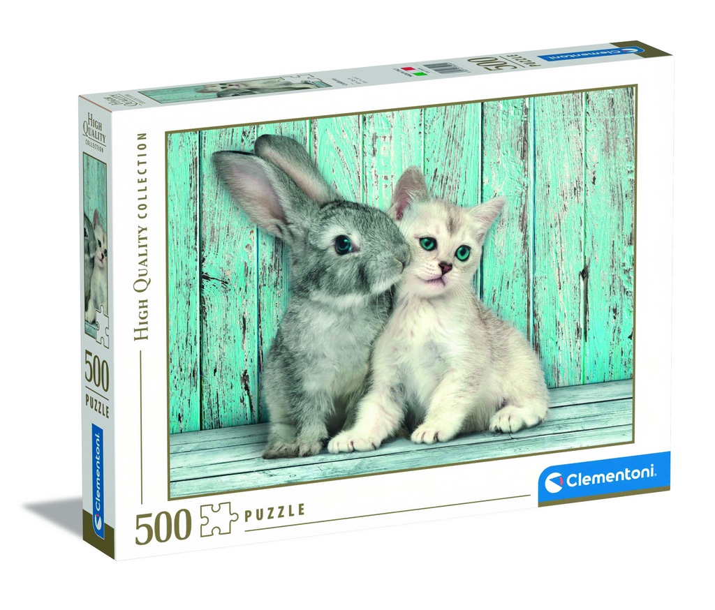 [35004] Puzzle Cat & Bunny - Clementoni 35004