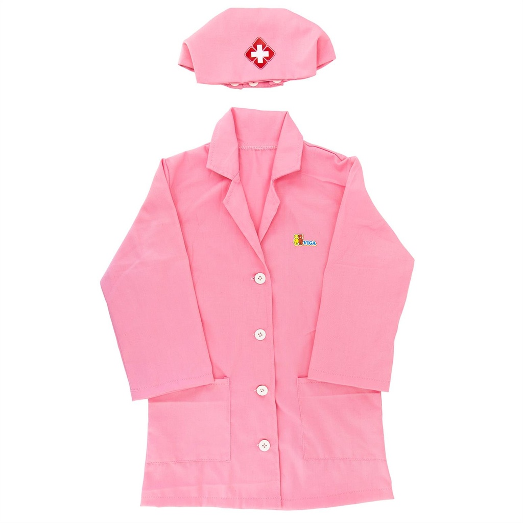 Little Nurse Uniform & Hat - Viga 44576