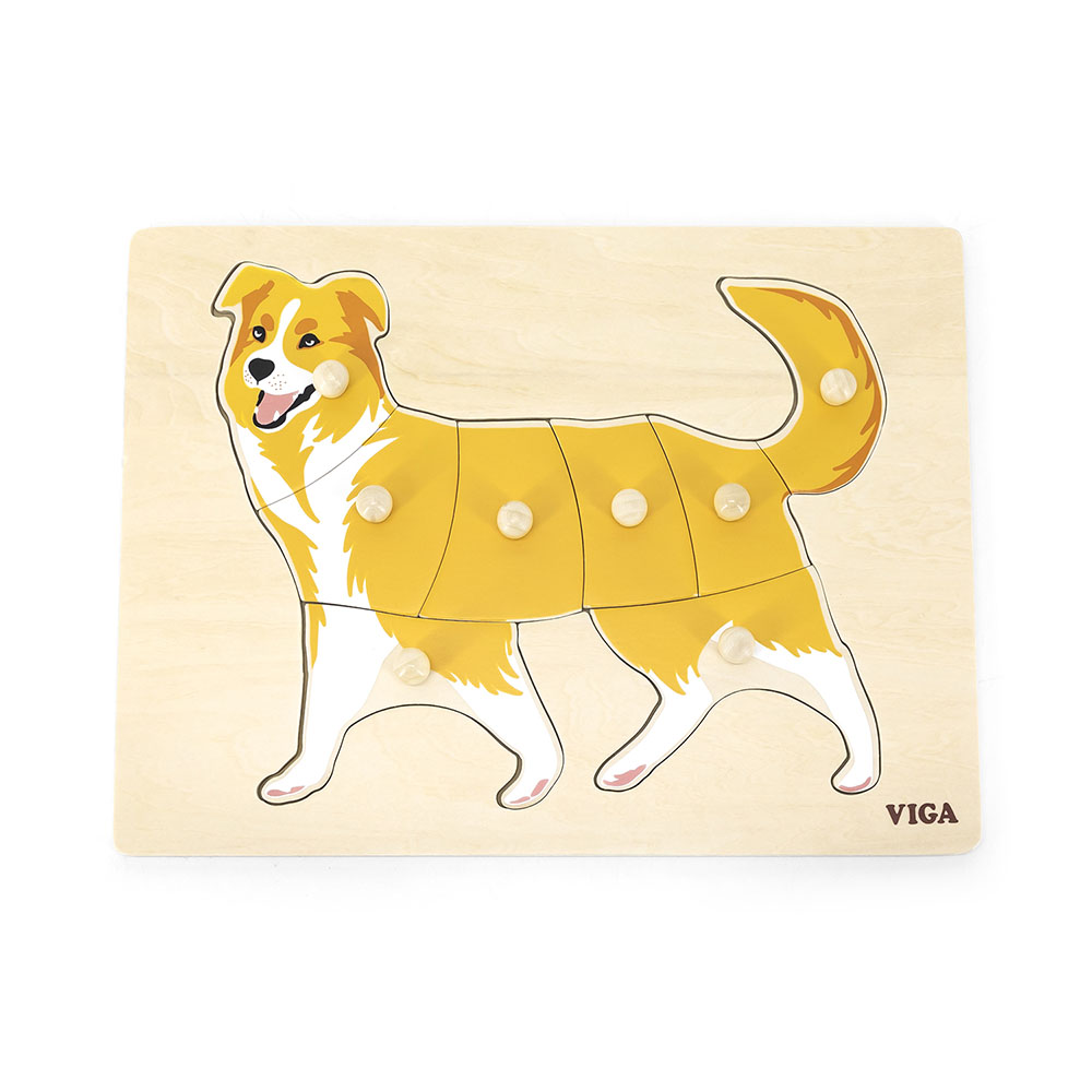 Montessori Puzzle: Dog - Viga 44611