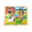 Horse Puzzle 9Pcs - Viga 44624