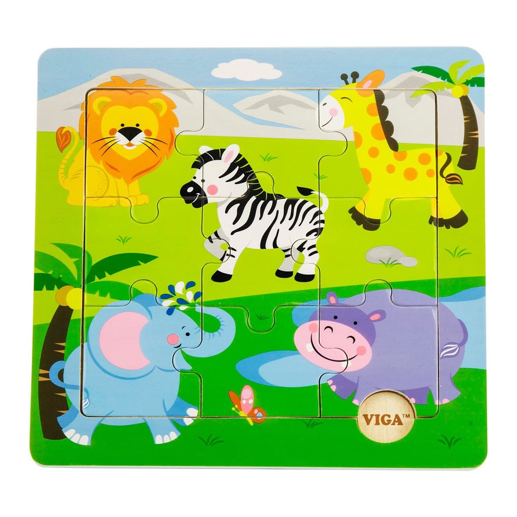 [6934510508388] Discovery Puzzles: Wild Animals - Viga 50838