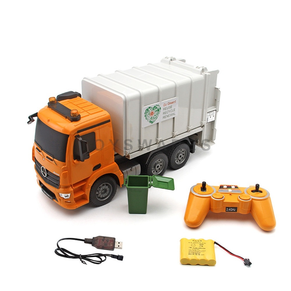 [E560-003] 1:20 Benz Garbage Truck - Double E E560-003