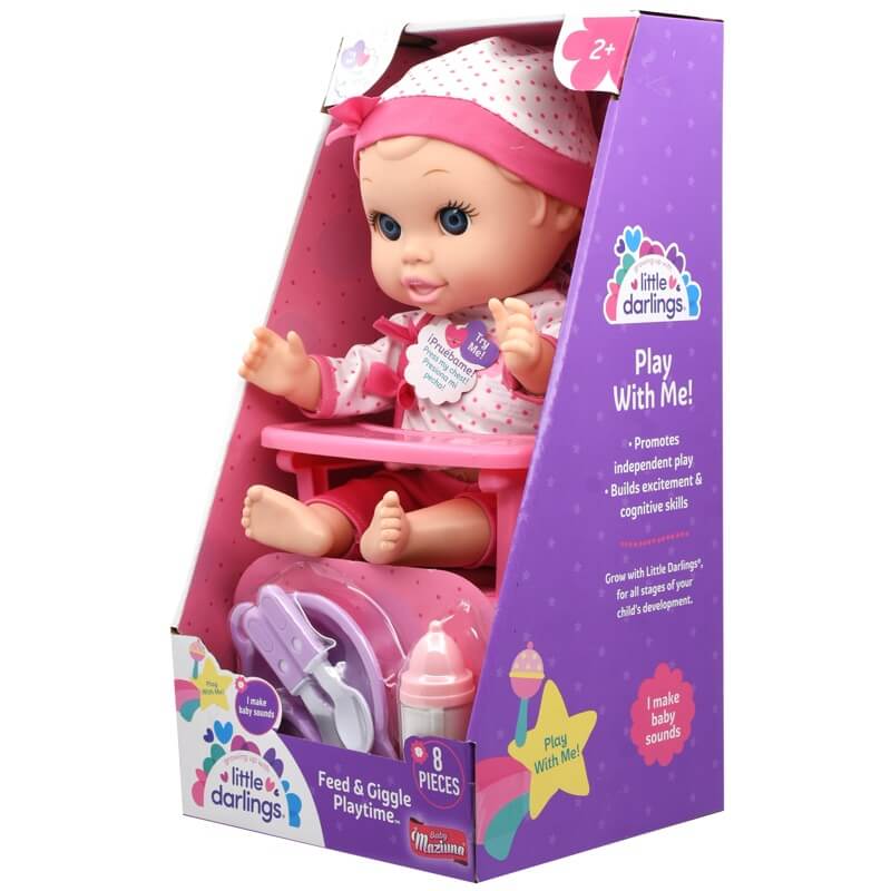 [845371039200] Baby Maziuna Feed & Giggle Playtime 12" - BM3920