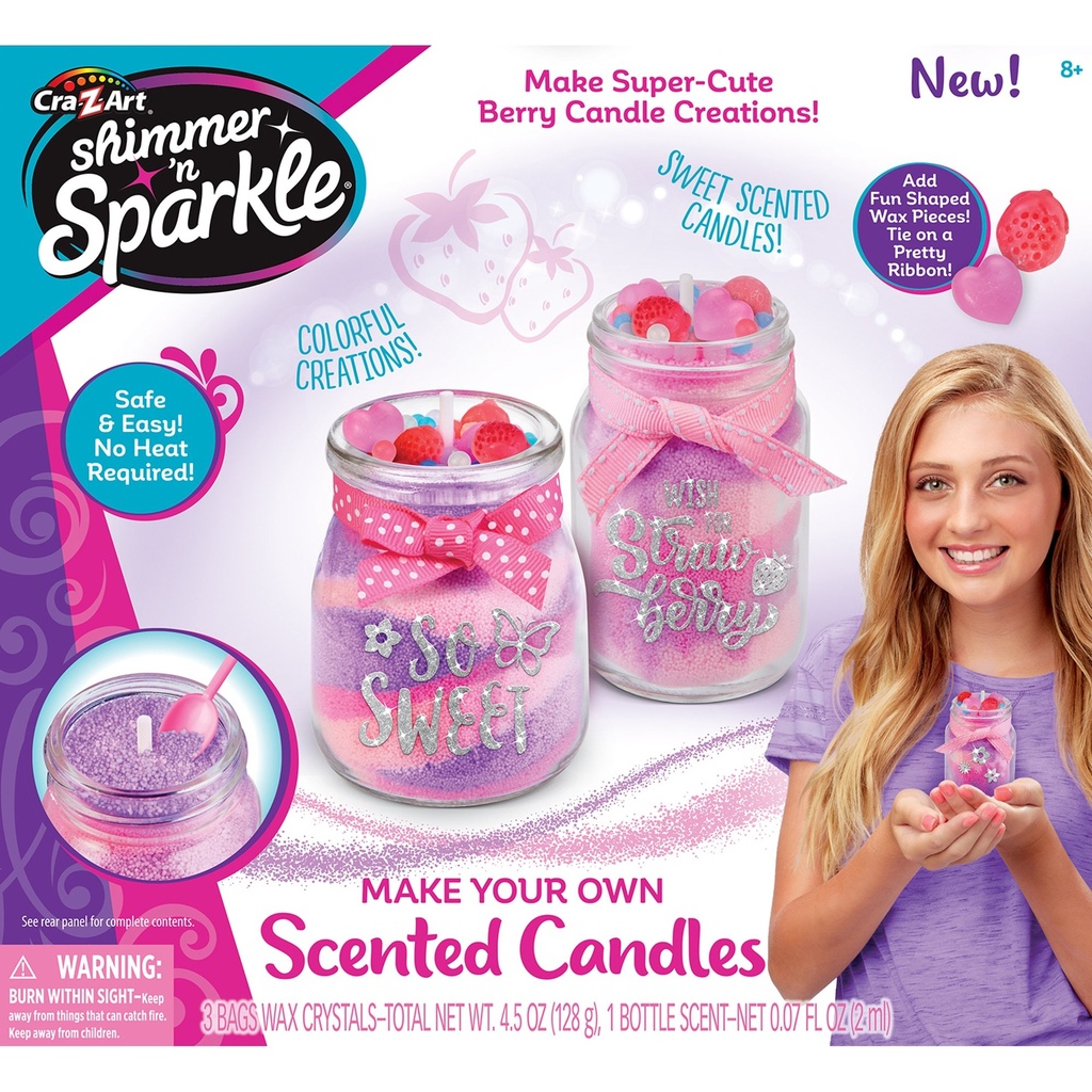 Make your own berry scented Candle - Cra-Z-Art 17989