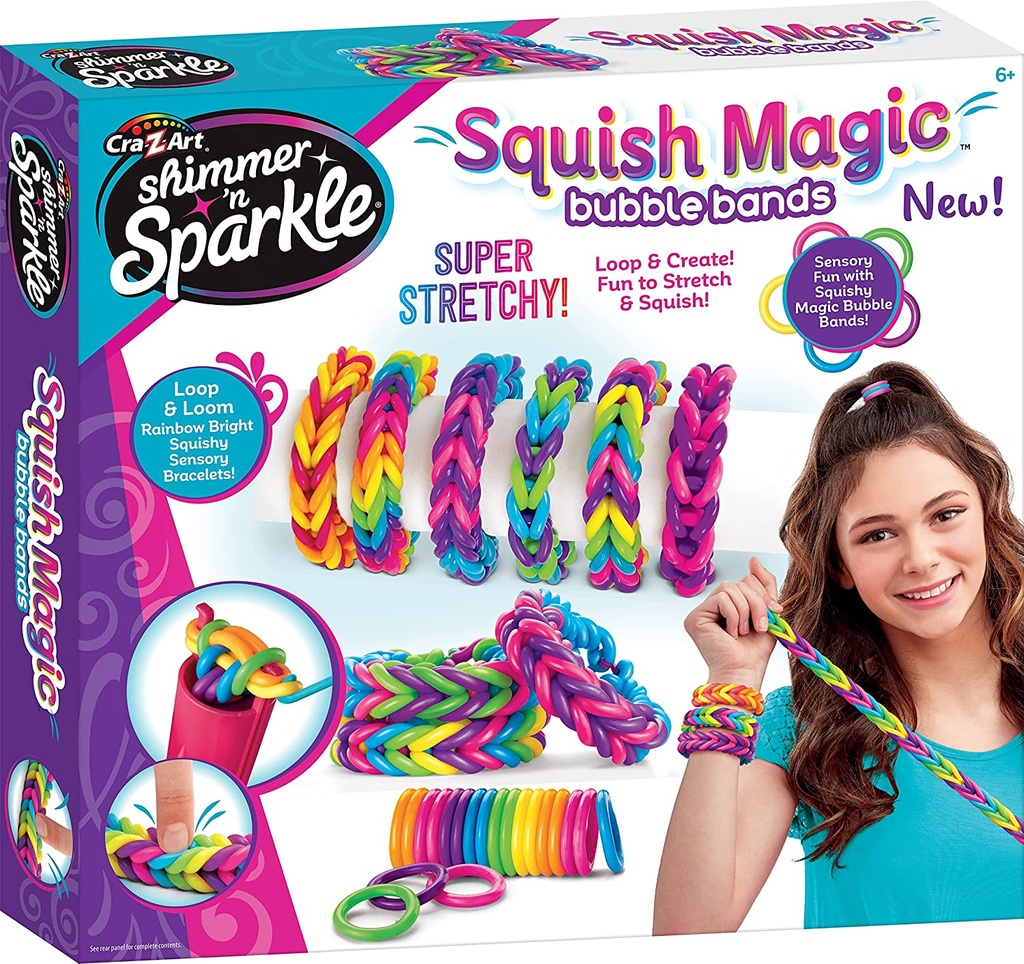 [884920173439] Squish Magic Bubble Bands -SHIMMER N SPARKLE 17343