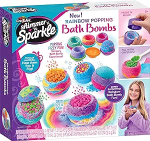 [884920173453] Rainbow Popping Bath Bombs -Shimmer N Sparkle 17345