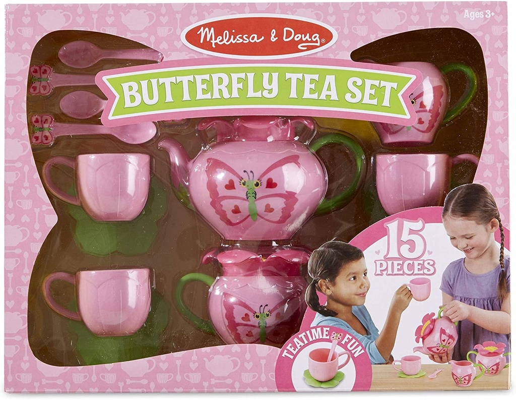 [6181] Bella Butterfly Tea Set -Melissa & Doug 6181