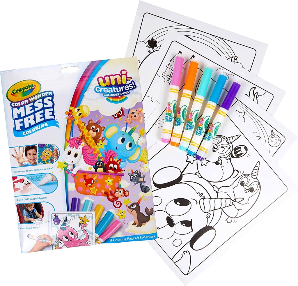 لوحة تلوين وأقلام تلوين CW -Crayola 75-2723