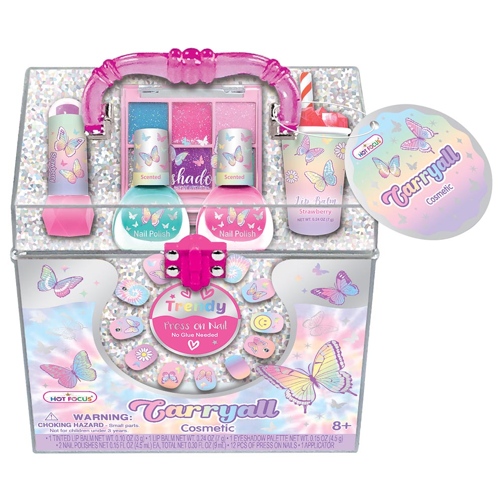 [842817060545] Tyedye Butterfly Cosmetic Set-048TB