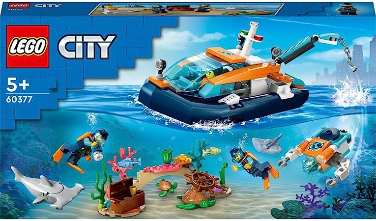 [5702017416373] Explorer Diving Boat- LEGO City 60377