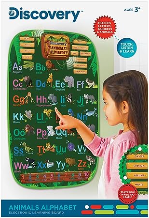 [4894088063585] Animal Alphabet Interactive Learning Board-Discovery MB