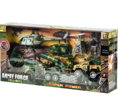 Militar Playset With Vehicles