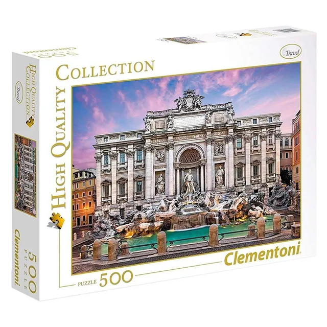 [8005125350476] Clem. Puzzle Trevi Fountain 500Pcs